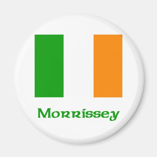 Morrissey Irish Flag Magneet (Voorkant)