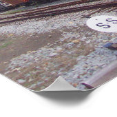 Morristown en Erie Railroad Engine # 22 Poster (Hoek)