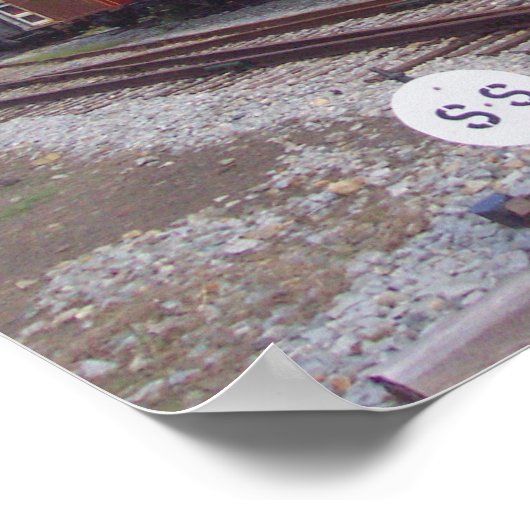 Morristown en Erie Railroad Engine # 22 Poster (Hoek)