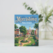 Morristown Green New Jersey Briefkaart (Staand voorkant)