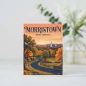 Morristown (New Jersey) Briefkaart (Staand voorkant)