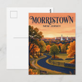 Morristown (New Jersey) Briefkaart (Voorkant / Achterkant)