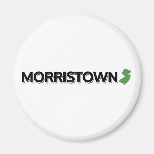 Morristown, New Jersey Magneet (Voorkant)