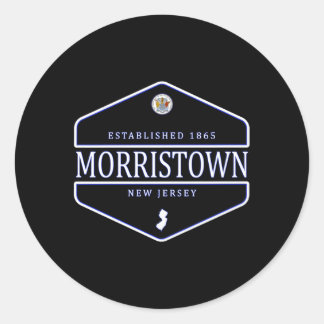 Morristown New Jersey Morristown Nj Ronde Sticker