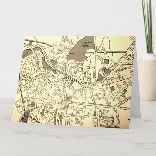 Morristown, NJ  kaart (Voorkant)