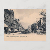 Morristown NJ, Washington St., c1906 Briefkaart (Voorkant)