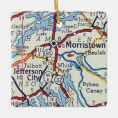Morristown TN Keramisch Ornament (Voorkant)