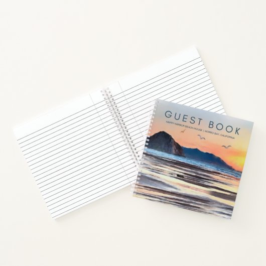 Morro Bay Beach House Vacking Rental Guest Book Notitieboek (Binnen)