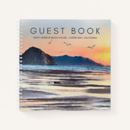 Morro Bay Beach House Vacking Rental Guest Book Notitieboek