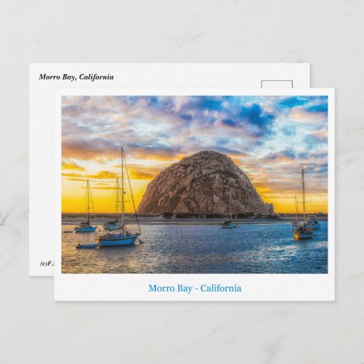Morro Bay Briefkaart (Voorkant / Achterkant)