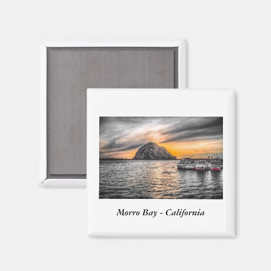 Morro Bay, California Magnet (Voorkant / Achterkant)