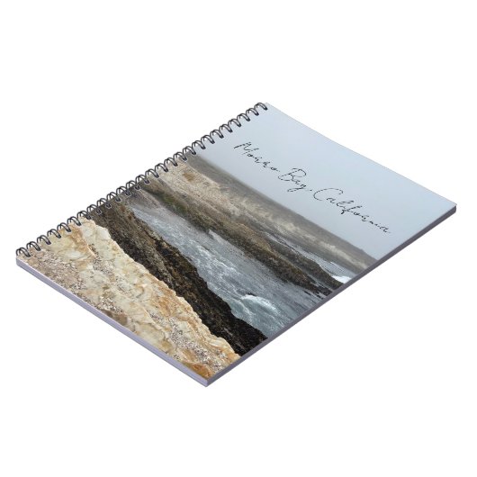 Morro Bay California Ocean Cliffs Photography Notitieboek (Linkerzijde)