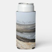 Morro Bay California Ocean Cliffs Photography Seltzer Blikjeskoeler (Seltzer Achterkant)