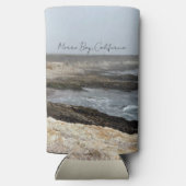 Morro Bay California Ocean Cliffs Photography Seltzer Blikjeskoeler (Achterkant)