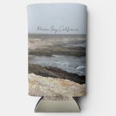 Morro Bay California Ocean Cliffs Photography Seltzer Blikjeskoeler (Voorkant)