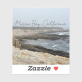 Morro Bay California Ocean Photography Laptop Sticker (Vel)