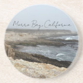 Morro Bay California Ocean Photography Zandsteen Onderzetter (Voorkant)