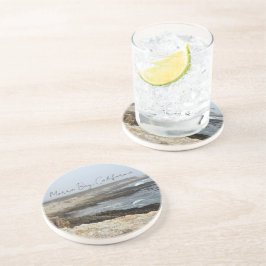 Morro Bay California Ocean Photography Zandsteen Onderzetter