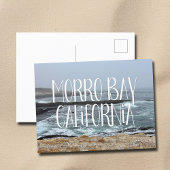 Morro Bay California Ocean Waves Photography Briefkaart