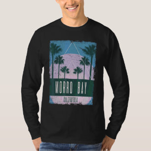 Morro Bay Californië CA Vintage Vaporwave Retro 80 T-shirt