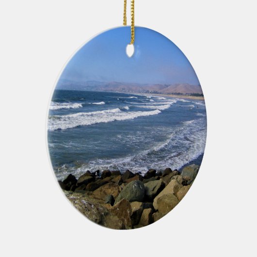 Morro Bay, Californië Keramisch Ornament (Rechts)