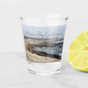 Morro Bay Californië Oceaan Kliffen Fotografie Shot Glas
