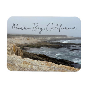 Morro Bay Californië Oceanklippen Fotografie Magneet