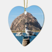 Morro Bay Californische kerstversiering Keramisch Ornament (Links)