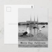 Morro Bay in zwart-wit Briefkaart (Voorkant / Achterkant)