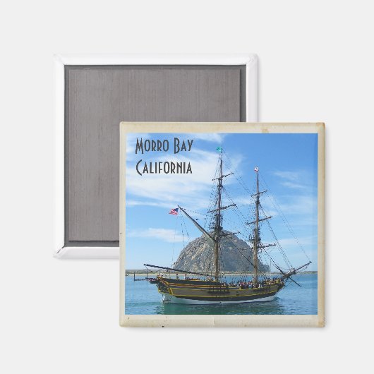 Morro Bay Magneet! Magneet (Voorkant / Achterkant)