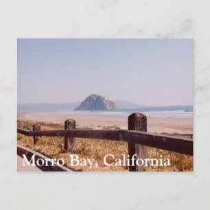 Morro Bay Morro Rock Central California Post Card Briefkaart
