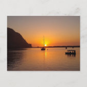 Morro Bay op Sunset Briefkaart (Voorkant)