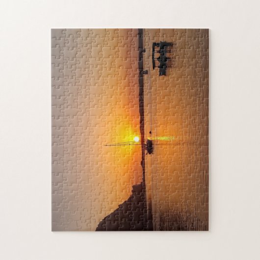 Morro Bay op Sunset Legpuzzel (Verticaal)