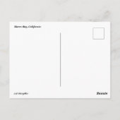 Morro Bay op zonsondergang Briefkaart (Achterkant)