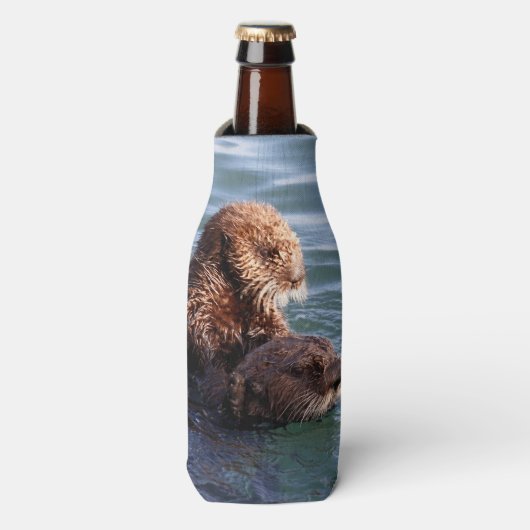 Morro Bay Otters Koelbox Flesjeskoeler (Fles Voorkant)