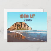 Morro Bay Rock California  Briefkaart (Voorkant / Achterkant)