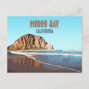 Morro Bay Rock California  Briefkaart
