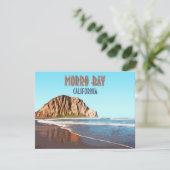 Morro Bay Rock California  Flat Kaart (Staand voorkant)