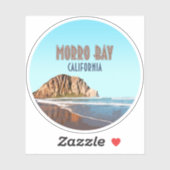 Morro Bay Rock California  Sticker (Vel)