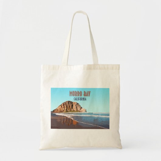 Morro Bay Rock California  Tote Bag (Voorkant)