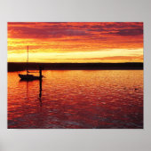 Morro Bay sunset poster (Voorkant)