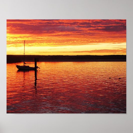 Morro Bay sunset poster (Voorkant)