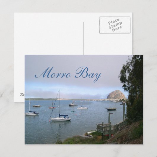 Morro Bay Travel Postcard Briefkaart (Voorkant / Achterkant)