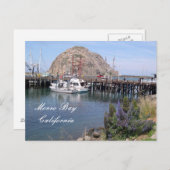 Morro Bay Vist Dock, Californië Briefkaart (Voorkant / Achterkant)