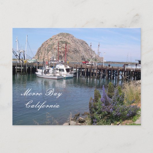 Morro Bay Vist Dock, Californië Briefkaart (Voorkant)