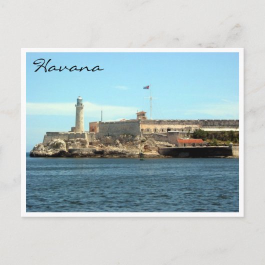 morro castle havana briefkaart (Voorkant)
