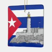 Morro Castle in Havana Keramisch Ornament (Links)