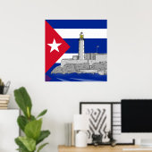 Morro Castle in Havana Poster (Thuiskantoor)