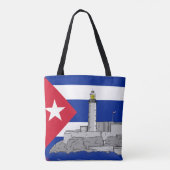 Morro Castle in Havana Tote Bag (Achterkant)
