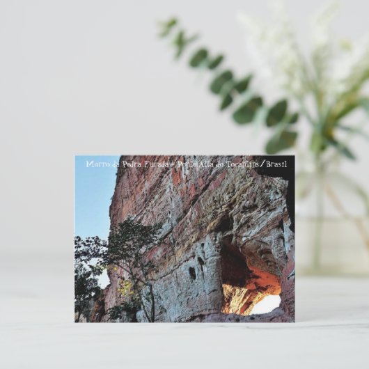 Morro da Pedra Furada Briefkaart (Staand voorkant)